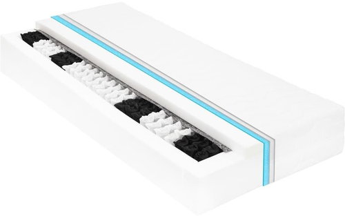 Mattress 120 × 200 cm 7 zones 20 cm H3 - Mattress - Main image