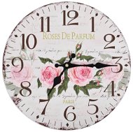 Vintage nástenné hodiny 30 cm kvetina - Nástenné hodiny