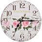 Vintage nástenné hodiny 30 cm kvetina - Nástenné hodiny