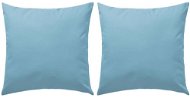 Outdoor cushions 2 pcs 60 × 60 cm light blue - Pillow