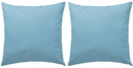 Outdoor cushions 2 pcs 60 × 60 cm light blue - Pillow