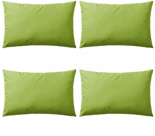 Outdoor cushions 4 pcs 60x40 cm apple green - Pillow - Main image