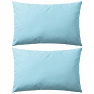Outdoor cushions 2 pcs 60x40 cm light blue - Pillow