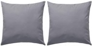 Outdoor cushions 2 pcs 45x45 cm grey - Pillow