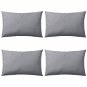 Outdoor cushions 4 pcs 60x40 cm grey - Pillow