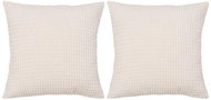Pillow set 2 pcs velour, 45 × 45 cm, greyish - Pillow