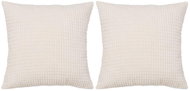 Pillow set 2 pcs velour, 60 × 60 cm, greyish - Pillow
