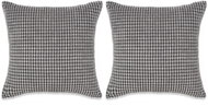 Pillow set 2 pcs velour, 60 × 60 cm, grey - Pillow