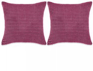 Pillow set 2 pcs velour 45 × 45 cm pink - Pillow