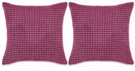 Pillow set 2 pcs velour, 60 × 60 cm, pink - Pillow