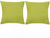 Pillow set 2 pcs velour, 45 × 45 cm, green - Pillow