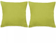 Pillow set 2 pcs velour, 45 × 45 cm, green - Pillow