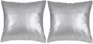 Pillow set 2 pcs PU, 60 × 60 cm, silver - Pillow