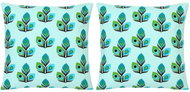 Printed pillows 2 pcs multicoloured 40 × 40 cm cotton - Pillow