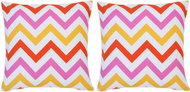 Printed pillows 2 pcs multicoloured 40 × 40 cm cotton - Pillow