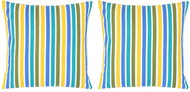 Printed pillows 2 pcs multicoloured 40 × 40 cm cotton - Pillow