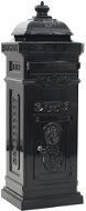 Sloupová poštovní schránka ve vintage stylu rezuvzdorná černá - Poštovní schránka