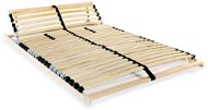 Slatted bed frame with 28 slats 7 zones 140 × 200 cm - Bed Base