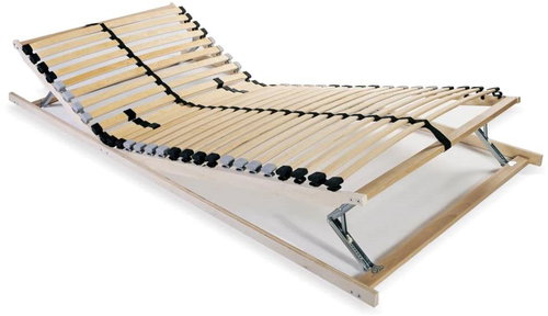 Slatted bed frame with 28 slats 7 zones 90 × 200 cm - Bed Base - Main image
