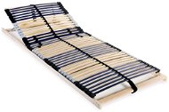 Slatted bed frame with 42 slats 7 zones 70 × 200 cm - Bed Base