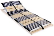 Slatted bed frame with 42 slats 7 zones 90 × 200 cm - Bed Base