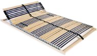 Slatted bed frame with 42 slats 7 zones 120 × 200 cm - Bed Base