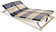 Slatted bed frame with 42 slats 7 zones 120 × 200 cm - Bed Base