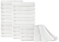 Towels 25 pcs cotton 350 g\m2 50 × 100 cm white - Towel