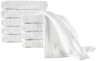 Guest towels 10 pcs cotton 450 g\m2 30 × 50 cm white - Towel