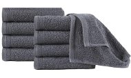 Guest towels 10 pcs cotton 450 g\m2 30 × 50 cm anthracite - Towel