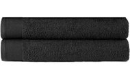 Towels 2 pcs cotton 450 g\m2 50 × 100 cm black - Towel