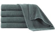 Towels 5 pcs cotton 450 g\m2 50 × 100 cm green - Towel