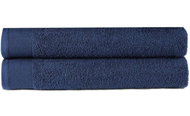 Towels 2 pcs cotton 450 g\m2 50 × 100 cm navy blue - Towel