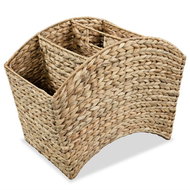 Stojan na časopisy 42 × 25 × 33 cm vodní hyacint - Stojan na časopisy