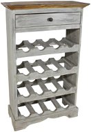 Wine rack, solid recycled wood, 55x23x85 cm - Wine Stand