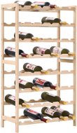Stojan na víno z cédrového dreva, 57,5 × 28 × 102 cm - Stojan na víno
