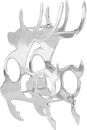 Wine rack silver 33 × 14 × 54 cm solid aluminium - Wine Stand