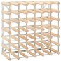 Wine rack for 42 bottles solid pine wood - Wine Stand