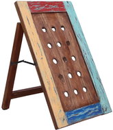 Wine rack for 15 bottles 47x28x78cm solid recycled wood - Wine Stand