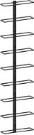 Wall mounted wine rack for 9 bottles black iron - Wine Stand