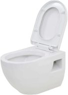Závesná toaleta keramická biela - WC misa