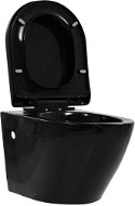 Hanging toilet without rim ceramic black - Toilet Bowl