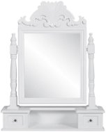 Toaletný stolík s hranatým sklopným zrkadlom MDF - Toaletný stolík