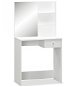 Toaletný stolík drevotrieska 75 × 40 × 141 cm biely - Toaletný stolík