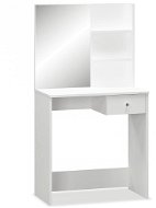 Toaletný stolík drevotrieska 75 × 40 × 141 cm biely - Toaletný stolík