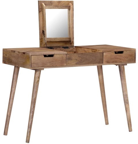 Dressing table 112 × 45 × 76 cm solid mangrove wood - Dressing Table - Main image