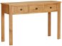 Dressing table 118 × 40 × 77 cm solid oak wood - Dressing Table