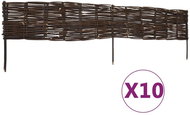 Garden willow fences 10 pcs 120 × 35 cm - Lawn Edging