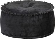 Round velvet stool 40 × 20 cm anthracite - Stool