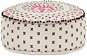 Round stool with embroidery cotton 60 × 25 cm colourful - Stool